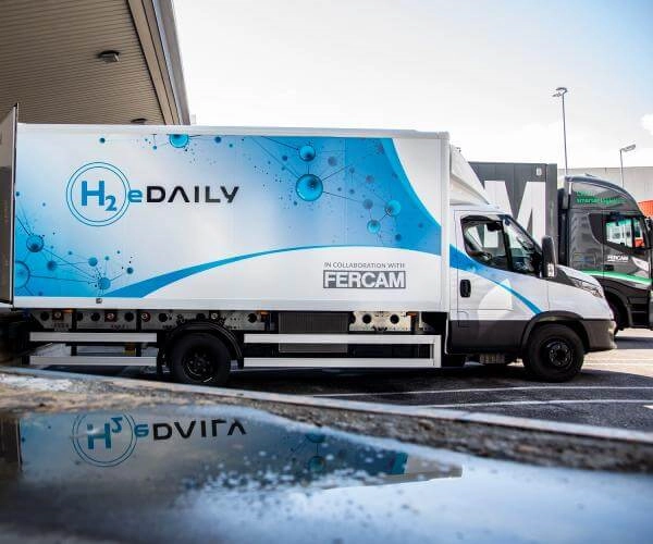 FERCAM inizia sperimentazione della distribuzione con il nuovo eDaily a idrogeno di IVECO