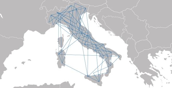 cartina italia