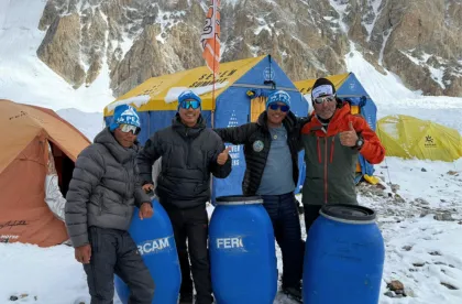 Dall’Everest al Gasherbrum I: Marco Confortola chiude la corona degli Ottomila, con FERCAM al suo fianco