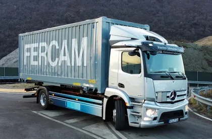 FERCAM: primo field test con nuovo MB eActros e cassa mobile